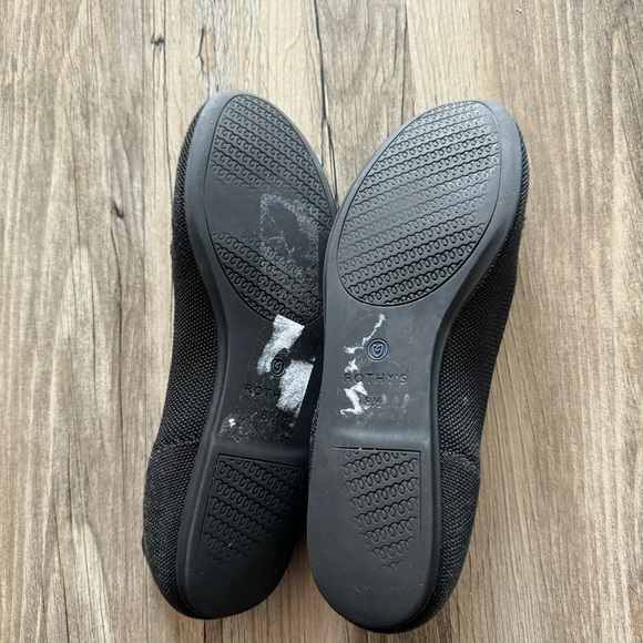 Rothy’s Round Toe Ballet Flat Shoes Women’s Black Size 8.5 - Picture 3 of 4